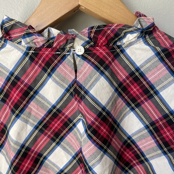 J. Crew Factory Cotton-blend poplin ruffleneck top Womens Size Small - Picture 8 of 11